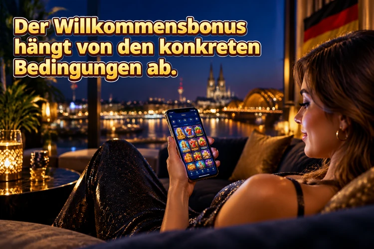 Der Willkommensbonus hängt von den konkreten Bedingungen ab