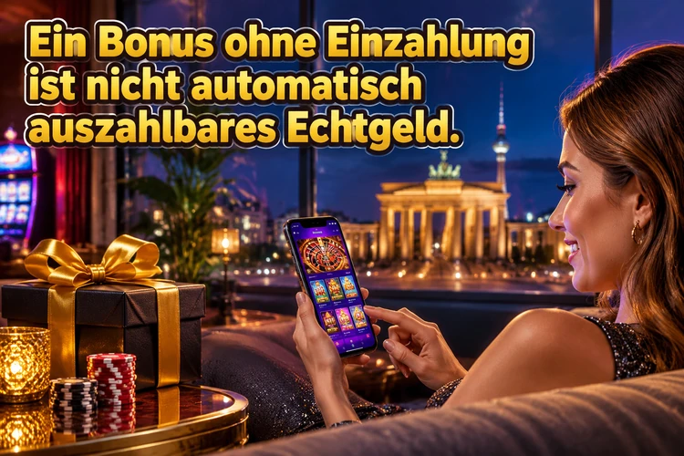 Ein Bonus ohne Einzahlung ist nicht automatisch auszahlbares Echtgeld