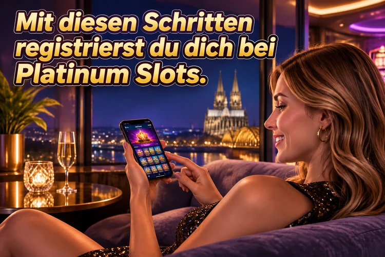 Mit diesen Schritten registrierst du dich bei Platinum Slots