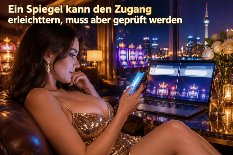 Ein Spiegel kann den Zugang erleichtern, muss aber geprüft werden