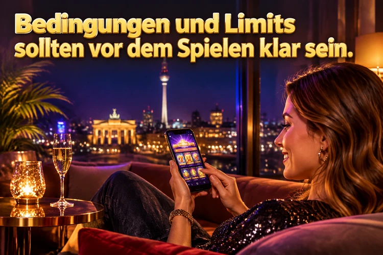 Bedingungen und Limits sollten vor dem Spielen klar sein