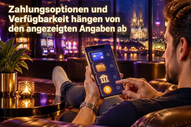 Zahlungsoptionen und Verfügbarkeit hängen von den angezeigten Angaben ab